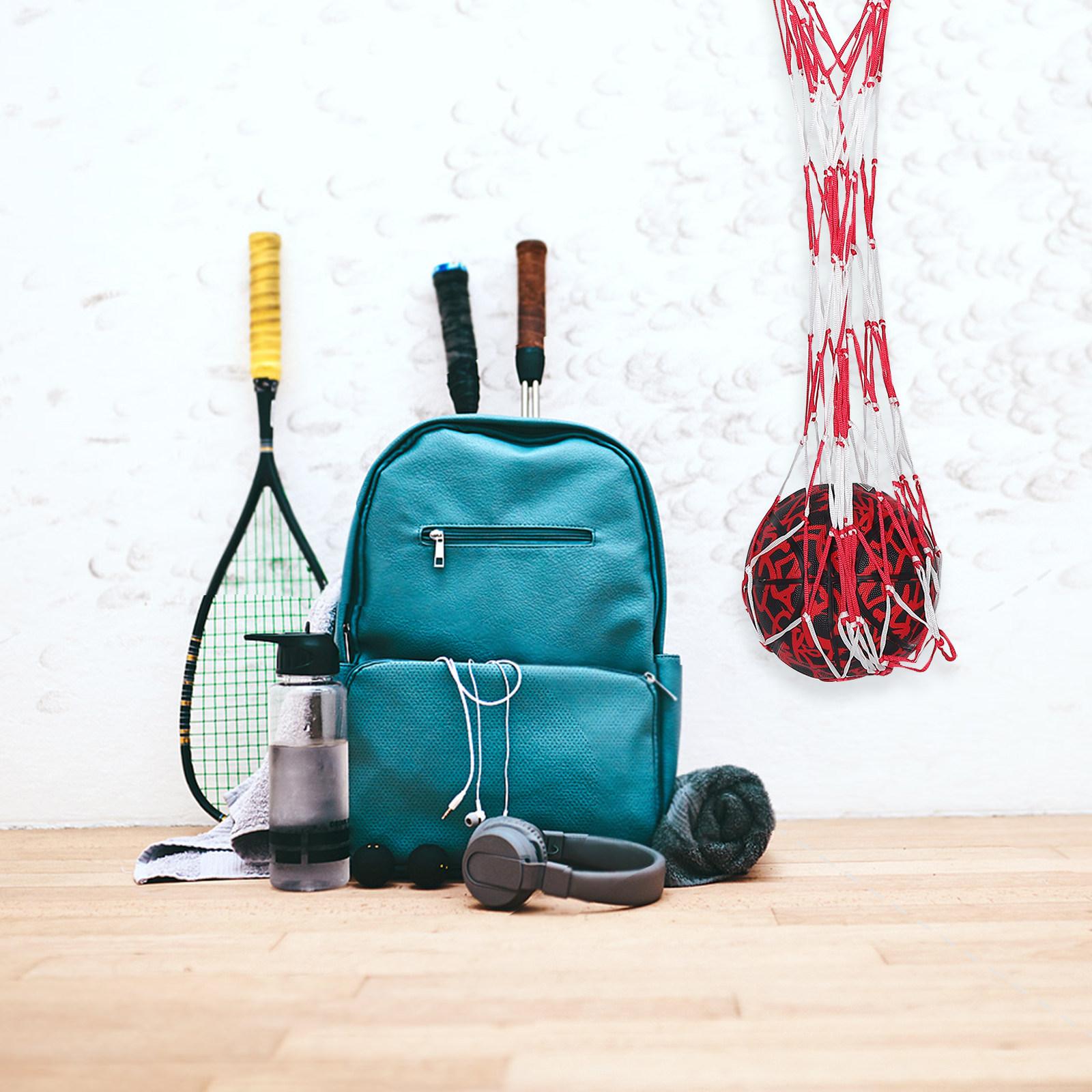Sports Equipment Football - Mesh Ball Storage Bag Portable Carrying