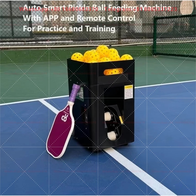 Sports Equipment App - Portable Ball Training Machine Intelligent Pickleball