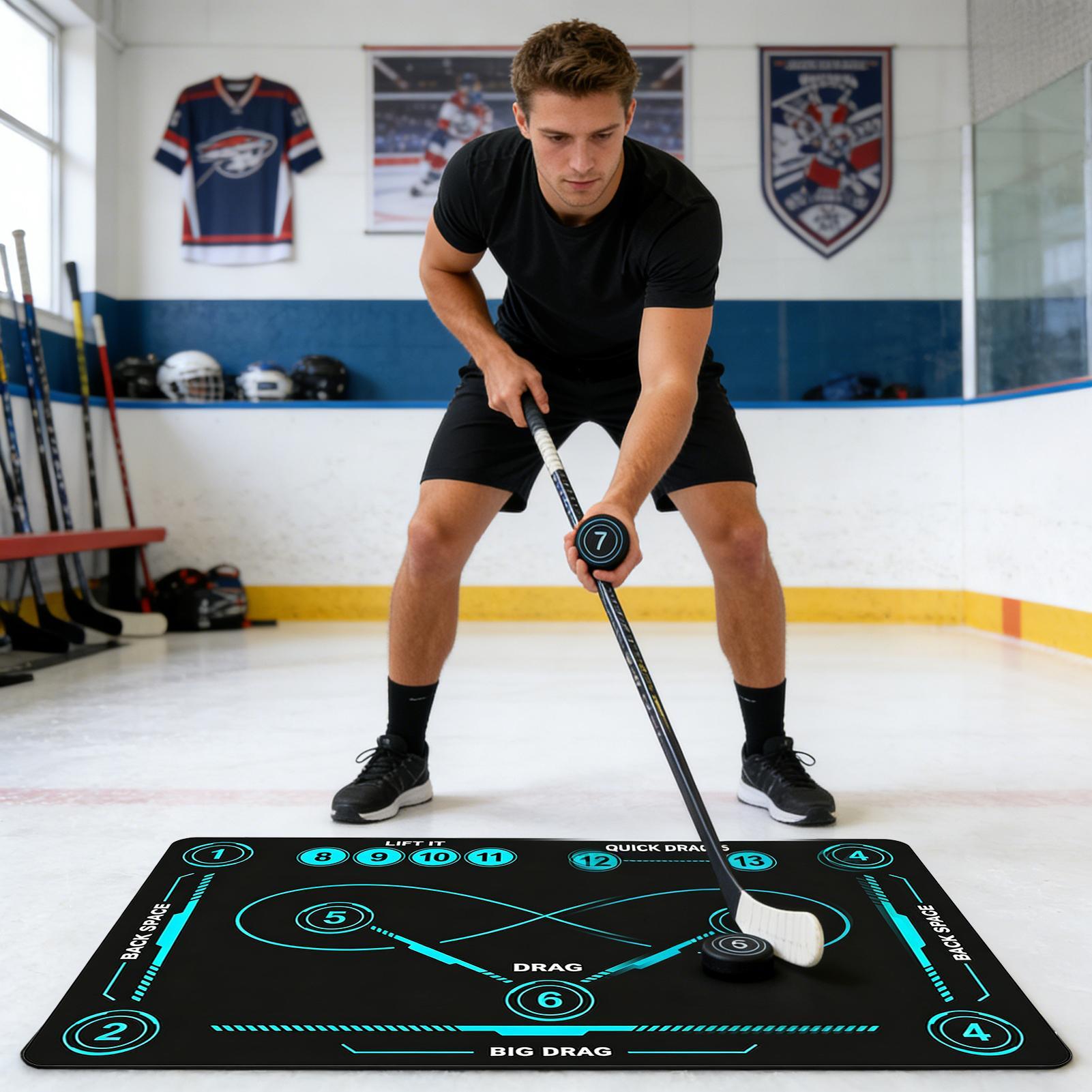 Sports Equipment Football - Hockey Training Mat Indoor Outdoor Quiet
