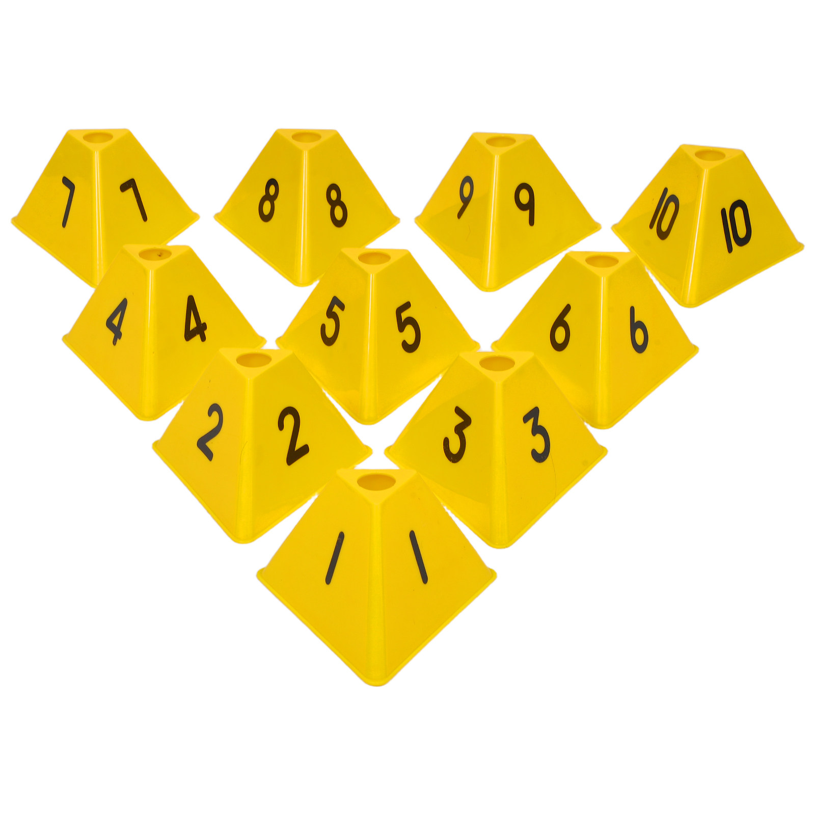 Sports Equipment Football - 10Pcs Football Training Marker Cones Numbered