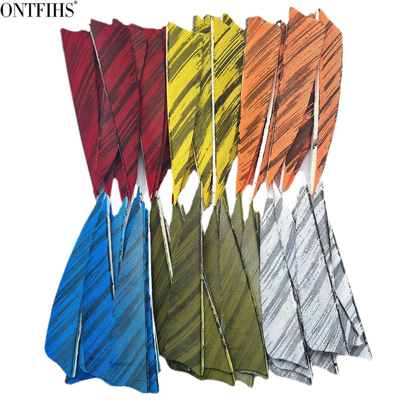 100Pcs New 3Inch Feather Arrow - Archery Target Face 评论和价格