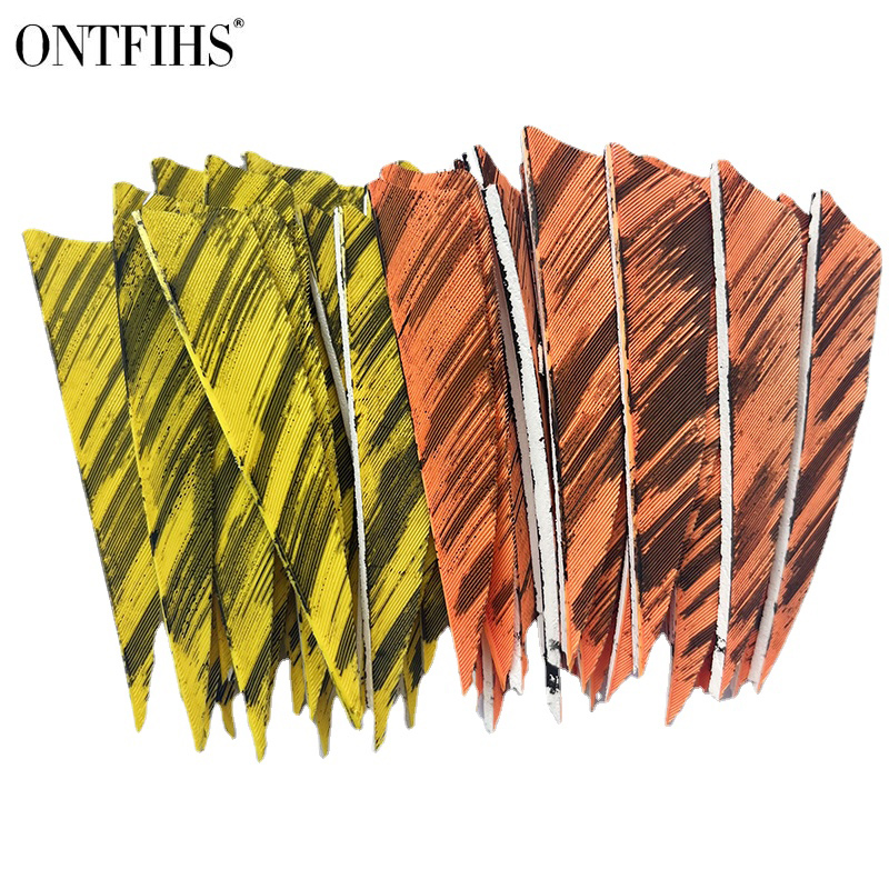 100Pcs New 3Inch Feather Arrow - Archery Target Face 评论和价格