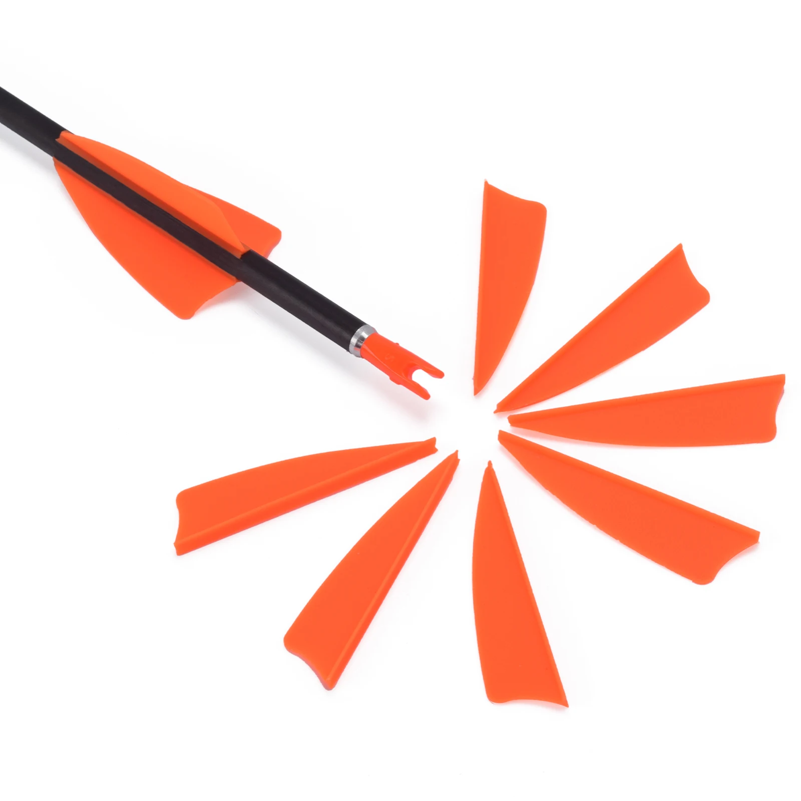 100Pcs 1.75Inch Archery Vane P - Archery Target Face 评论和价格