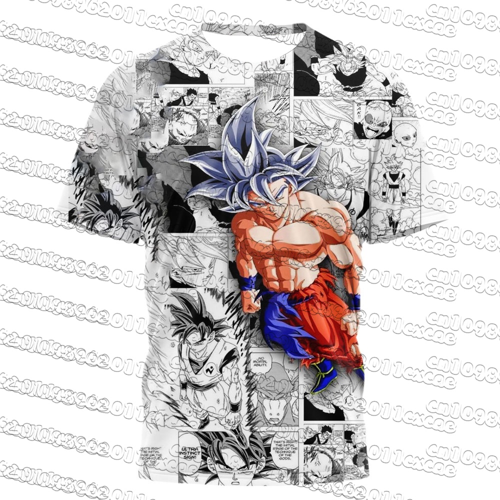 Dragon Ball Men T‑Shirt Summer - Sports Equipment Resale 评论和价格