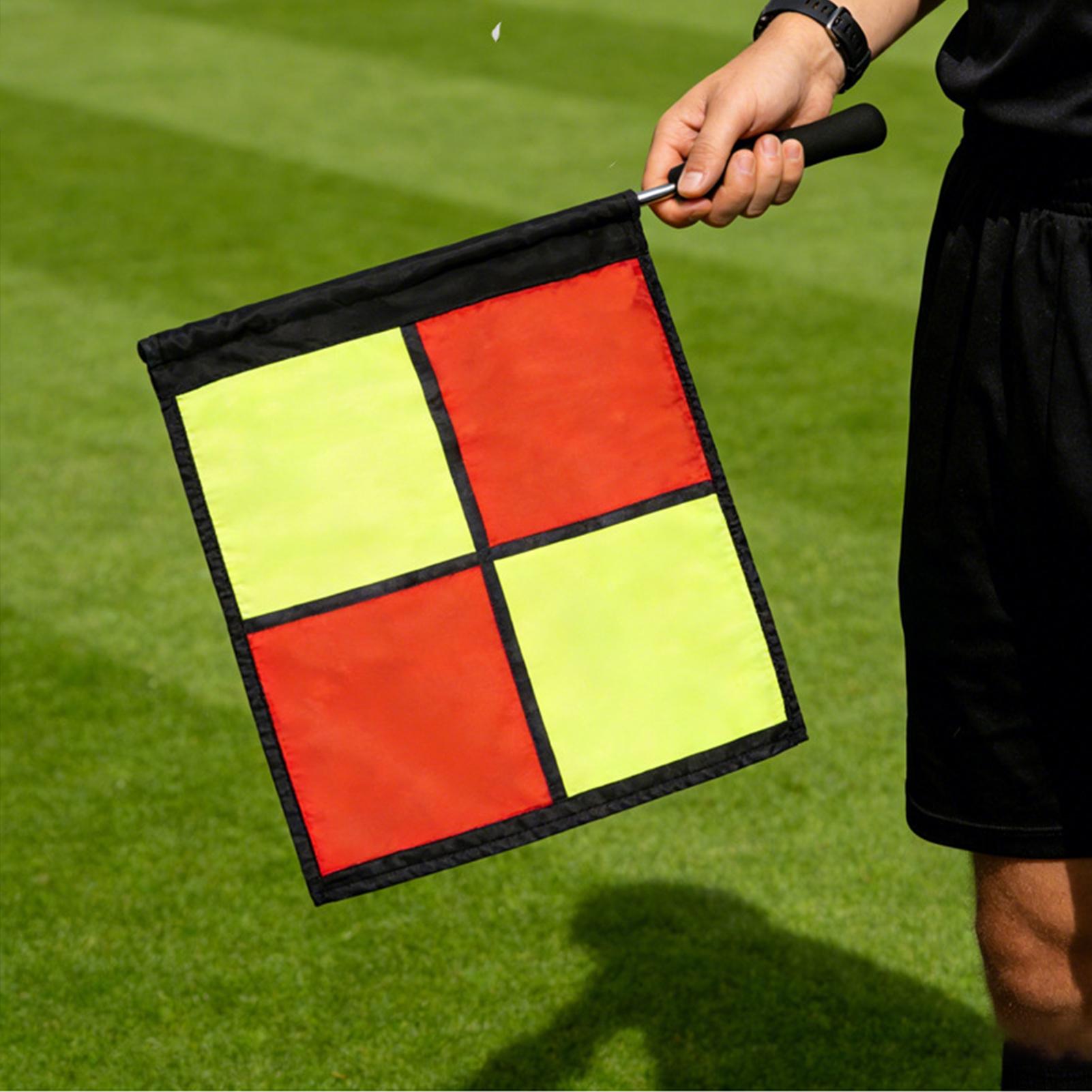 Soccer Referee Flags 2-Piece H - Sports Equipment Football 评论和价格