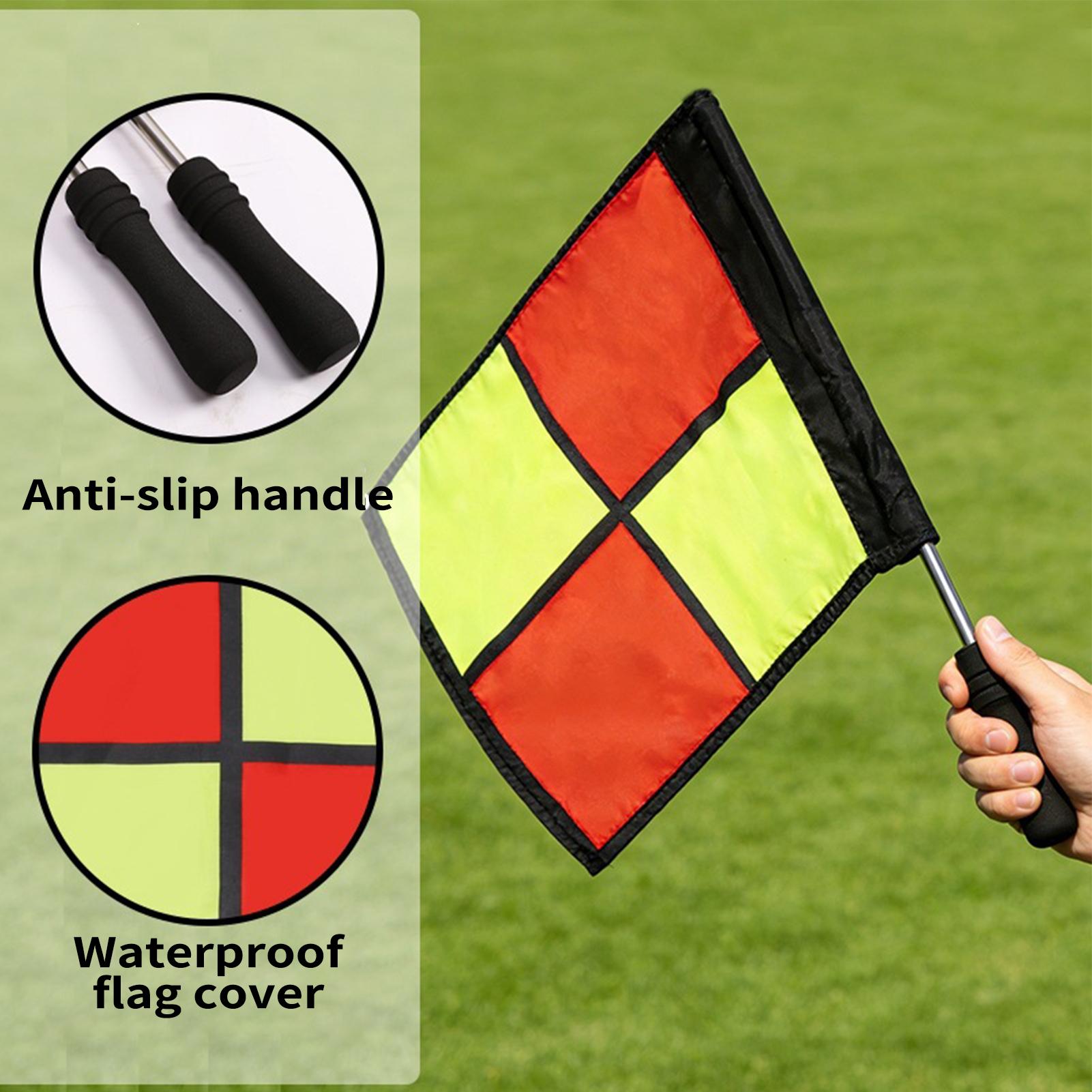Soccer Referee Flags 2-Piece H - Sports Equipment Football 评论和价格