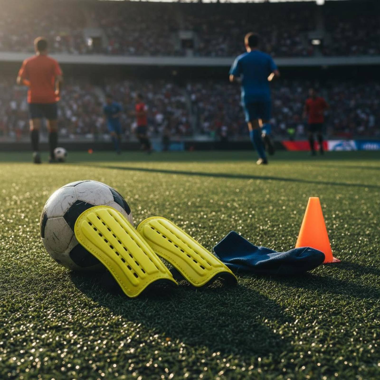 Soccer Shin Guards with Fasten - Sports Equipment Football 评论和价格