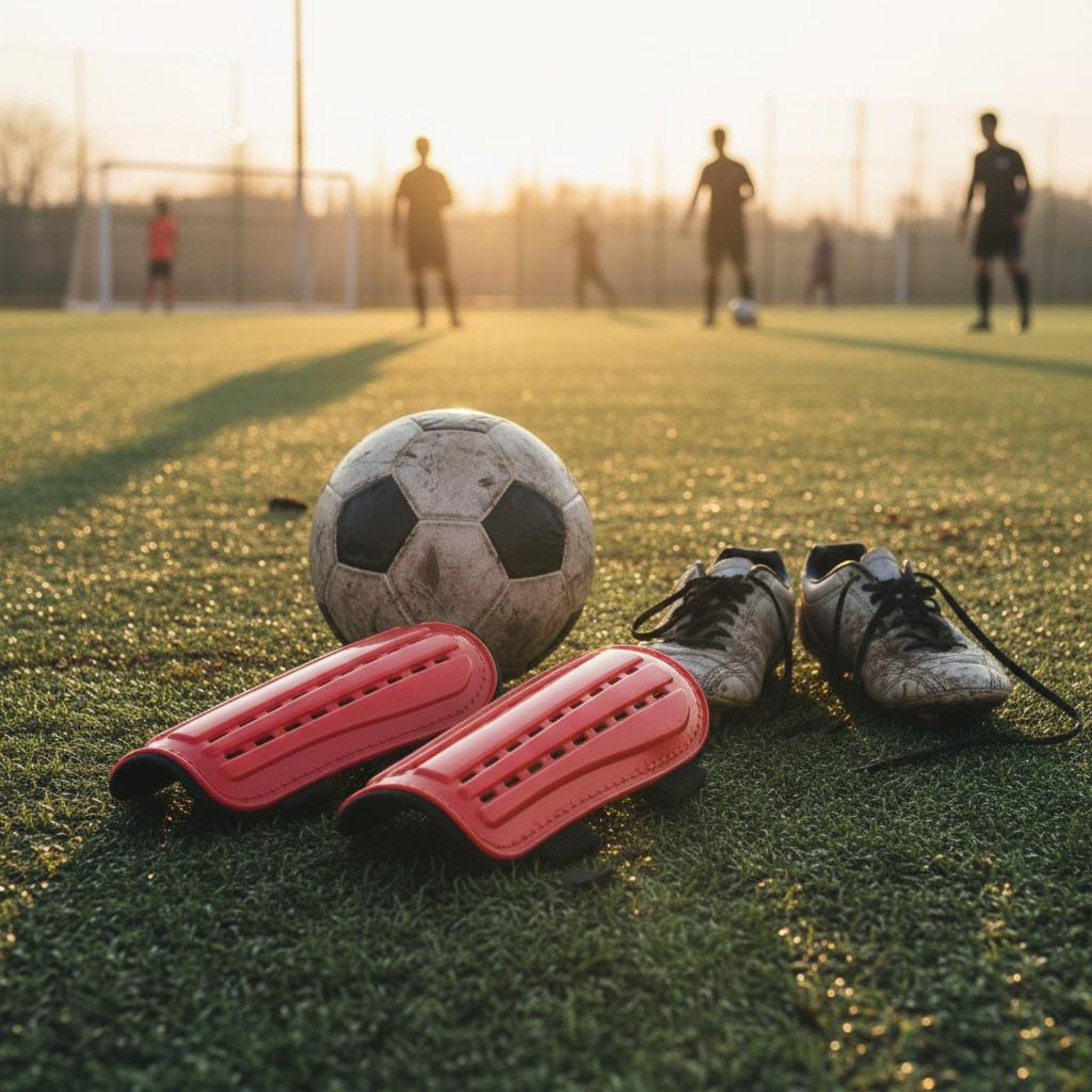 Soccer Shin Guards with Fasten - Sports Equipment Football 评论和价格