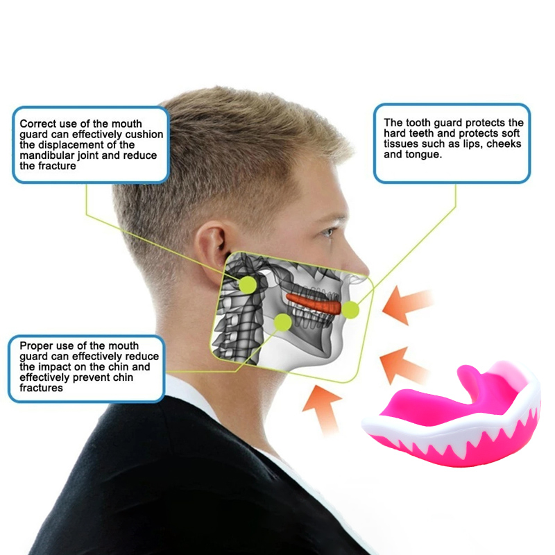 Dual-Color EVA Mouth Guard for - Sports Equipment Football 评论和价格
