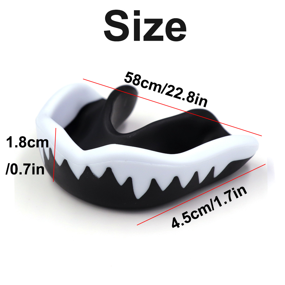 Dual-Color EVA Mouth Guard for - Sports Equipment Football 评论和价格