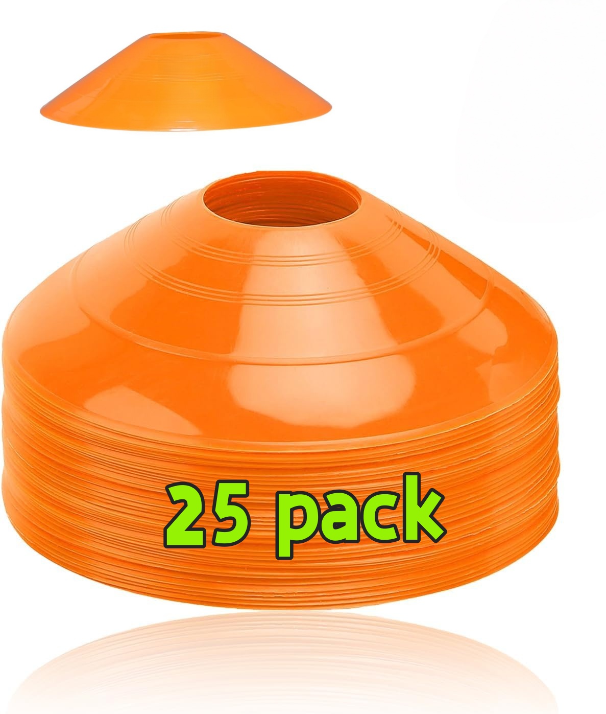 25 Pack football cone plate  f - Sports Equipment Football 评论和价格
